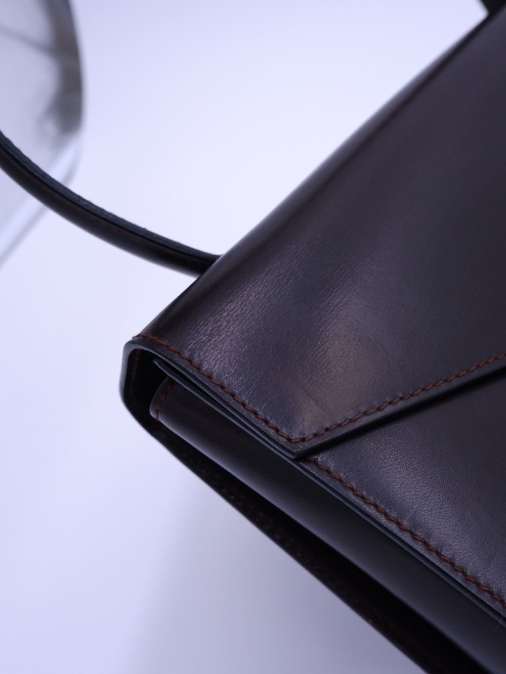 Celine Dark Chocolate Brown Equestrian Buckle Bag — 1970s–1980s - Picture 9 of 16